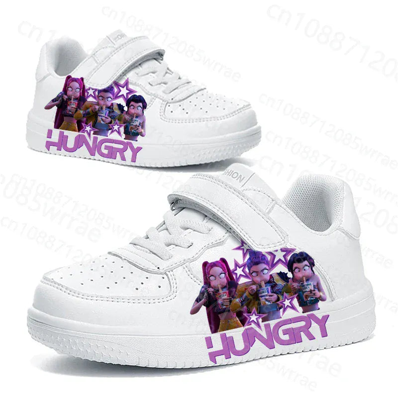 Hot Selling KPop Demon Hunters Children shoes boys girls 3D Printing Solid color sole durable Commuting shoes Christmas gift Hot Selling KPop Demon Hunters Children shoes boys girls 3D Printing Solid color sole durable Commuting shoes Christmas gift