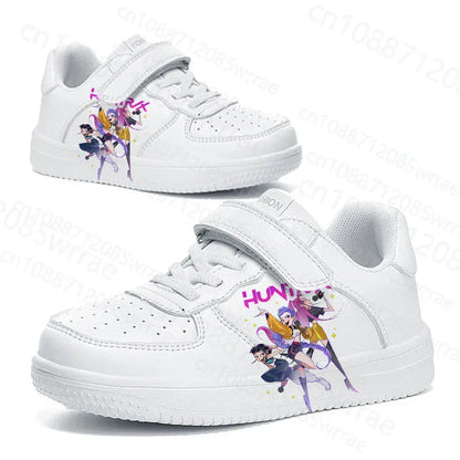 Hot Selling KPop Demon Hunters Children shoes boys girls 3D Printing Solid color sole durable Commuting shoes Christmas gift Hot Selling KPop Demon Hunters Children shoes boys girls 3D Printing Solid color sole durable Commuting shoes Christmas gift