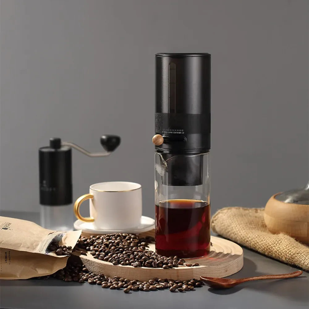 Ice Drip Coffee Pot - Cold Brew Glass Drip Coffee Maker | Wahooly Ice Drip Coffee Pot Cold Brew Artifact Hand Brewed Coffee Set Glass Drip Household Sharing Ice Drip Pot Household Accessories
