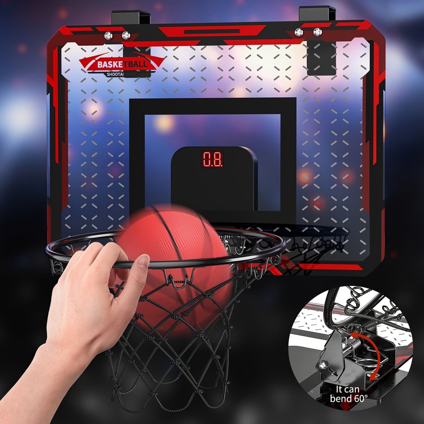 Indoor Basketball Hoop - Electronic Score Indoor Basketball Hoop - Electronic Score