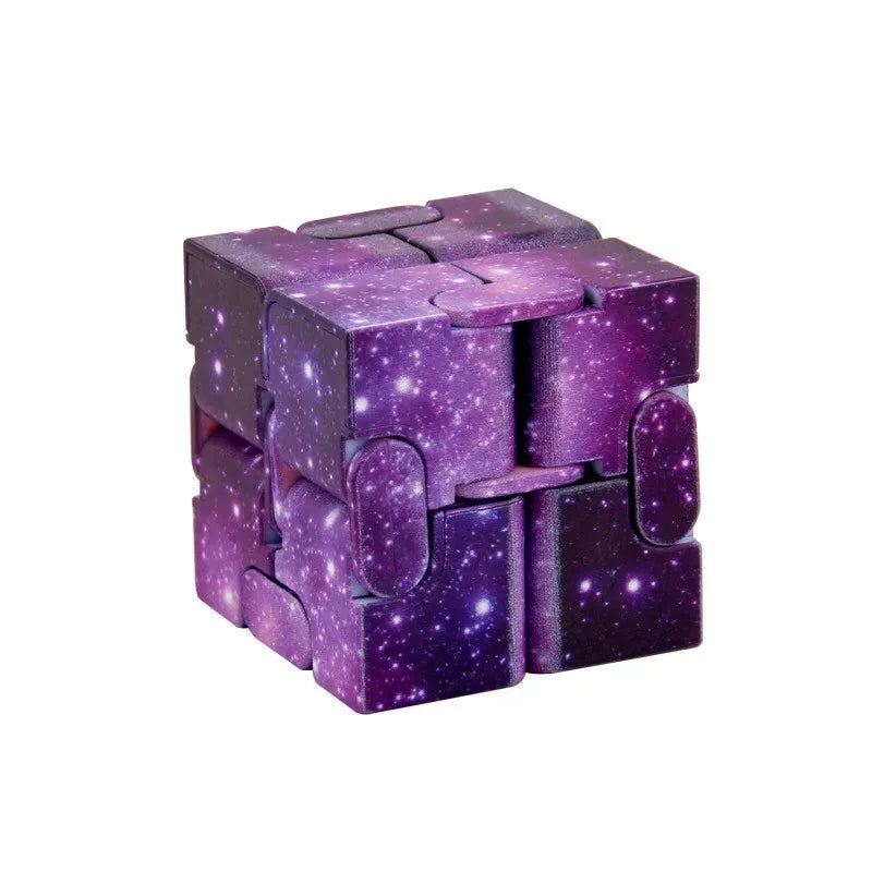 Infinity Cube Fidget Toy | Colorful Starry Sky Flip & Fold Stress Relief Infinity Cube Fidget Toy | Colorful Starry Sky Flip & Fold Stress Relief Cube