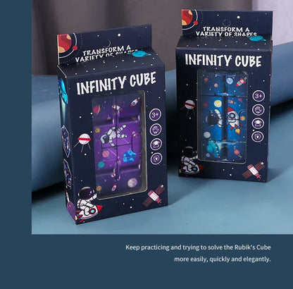 Infinity Cube Fidget Toy | Colorful Starry Sky Flip & Fold Stress Relief Infinity Cube Fidget Toy | Colorful Starry Sky Flip & Fold Stress Relief Cube