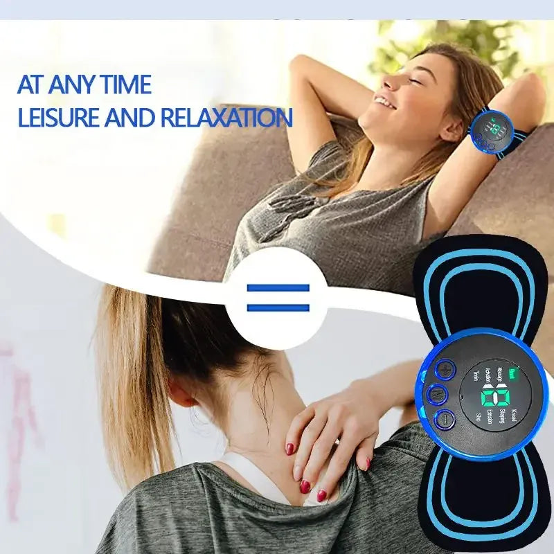 Intelligent Mini Electric Neck Massager Charging Portable Shoulder and Neck Neck Massage Patch with Multiple Adjustable Levels Intelligent Mini Electric Neck Massager Charging Portable Shoulder and Neck Neck Massage Patch with Multiple Adjustable Levels