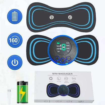 Intelligent Mini Electric Neck Massager Charging Portable Shoulder and Neck Neck Massage Patch with Multiple Adjustable Levels Intelligent Mini Electric Neck Massager Charging Portable Shoulder and Neck Neck Massage Patch with Multiple Adjustable Levels