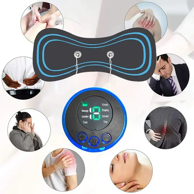 Intelligent Mini Electric Neck Massager Charging Portable Shoulder and Neck Neck Massage Patch with Multiple Adjustable Levels Intelligent Mini Electric Neck Massager Charging Portable Shoulder and Neck Neck Massage Patch with Multiple Adjustable Levels