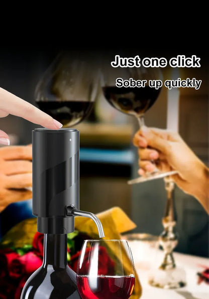 Intelligent Wine Aerator Dispenser Rechargeable One Touch Electric WineDecanter Liquor Dispenser Set Bar Party Wine Accessories Intelligent Wine Aerator Dispenser Rechargeable One Touch Electric WineDecanter Liquor Dispenser Set Bar Party Wine Accessories