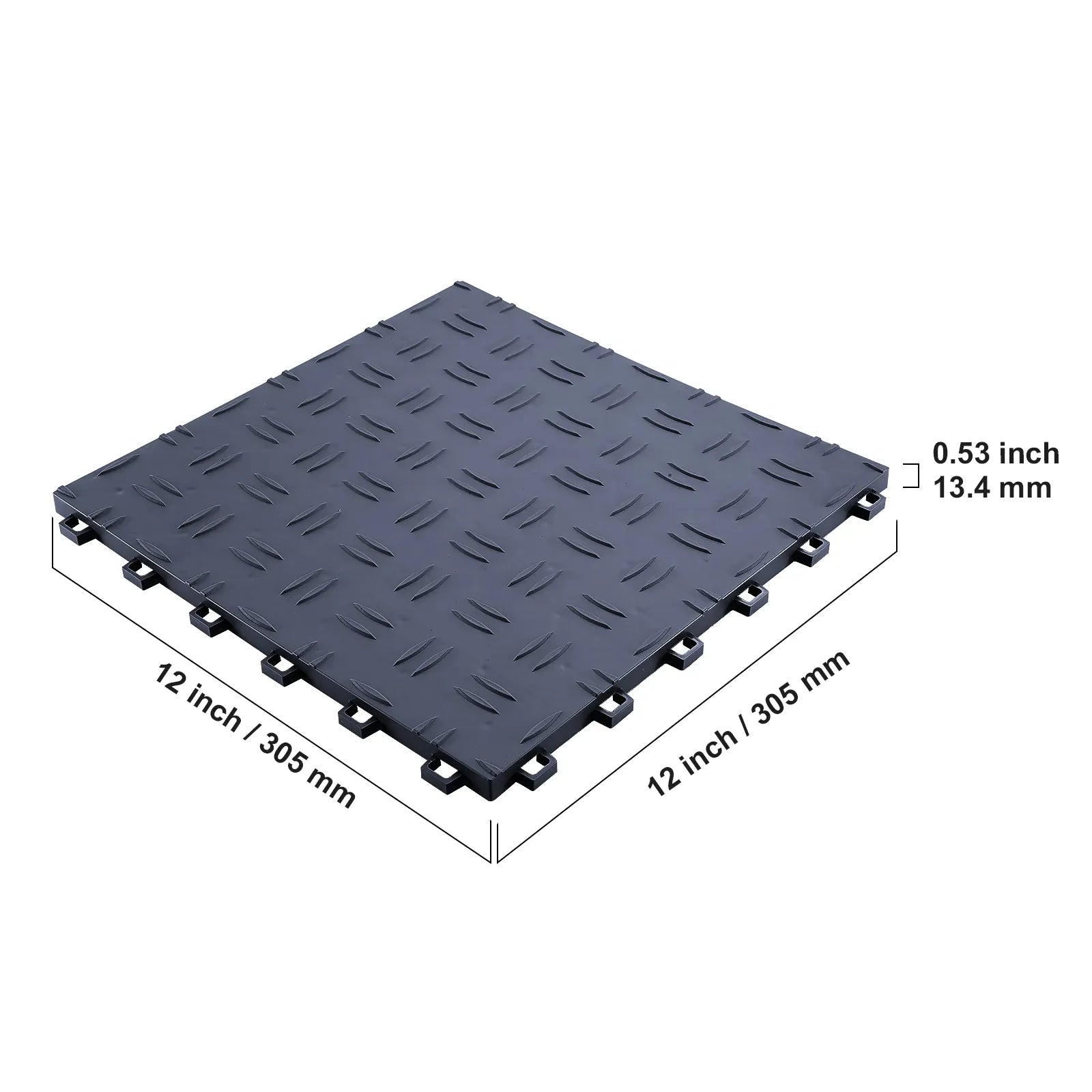 Interlocking Garage Floor Tiles | 5,500 lb Load, Non-Slip & Waterproof | 25 & 50 Pcs — Wahooly Interlocking Garage Floor Tiles | 5,500 lb Load Capacity | Non-Slip, Waterproof | 25 & 50 Pcs | Black & Graphite