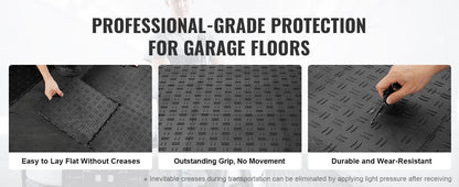 Interlocking Garage Floor Tiles | 5,500 lb Load, Non-Slip & Waterproof | 25 & 50 Pcs — Wahooly Interlocking Garage Floor Tiles | 5,500 lb Load Capacity | Non-Slip, Waterproof | 25 & 50 Pcs | Black & Graphite