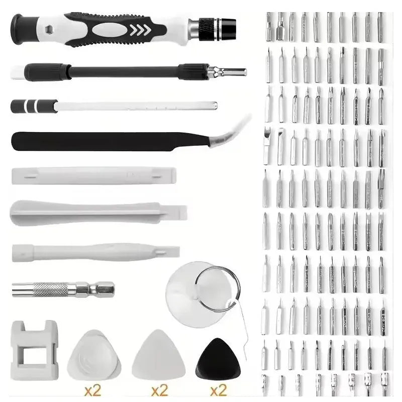 Iruibo 115 in 1 Screwdriver Set: Multifunction with Various Nozzles, Ideal for Repairing Cell Phones, Consoles and Electronics Iruibo 115 in 1 Screwdriver Set: Multifunction with Various Nozzles, Ideal for Repairing Cell Phones, Consoles and Electronics