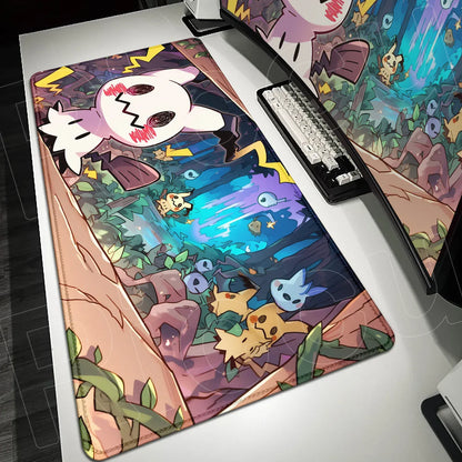 Japan Anime P-pokemon Mousepad Xxl Large Computer Gamer Desktop Decoration Office Mice Pad Kawaii Mimikyu Lock Edge Keyboard Mat Japan Anime P-pokemon Mousepad Xxl Large Computer Gamer Desktop Decoration Office Mice Pad Kawaii Mimikyu Lock Edge Keyboard Mat
