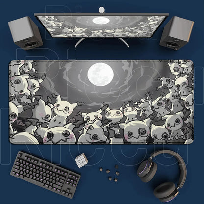 Japan Anime P-pokemon Mousepad Xxl Large Computer Gamer Desktop Decoration Office Mice Pad Kawaii Mimikyu Lock Edge Keyboard Mat Japan Anime P-pokemon Mousepad Xxl Large Computer Gamer Desktop Decoration Office Mice Pad Kawaii Mimikyu Lock Edge Keyboard Mat