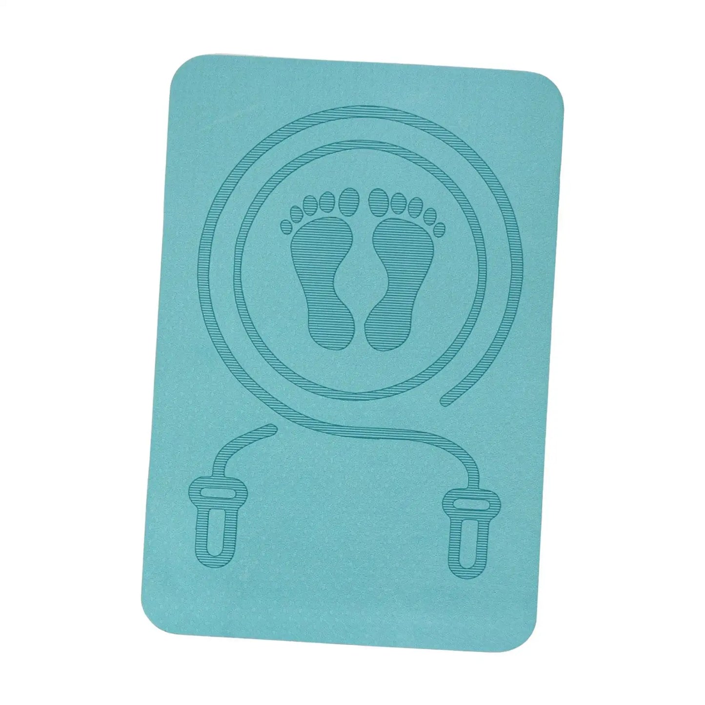 Jump Rope Mat Yoga Mat Antiskid Shock Absorption Rope Skipping Mat for Home Gym Pilates Workout Indoor Outdoor Stretching Jump Rope Mat Yoga Mat Antiskid Shock Absorption Rope Skipping Mat for Home Gym Pilates Workout Indoor Outdoor Stretching