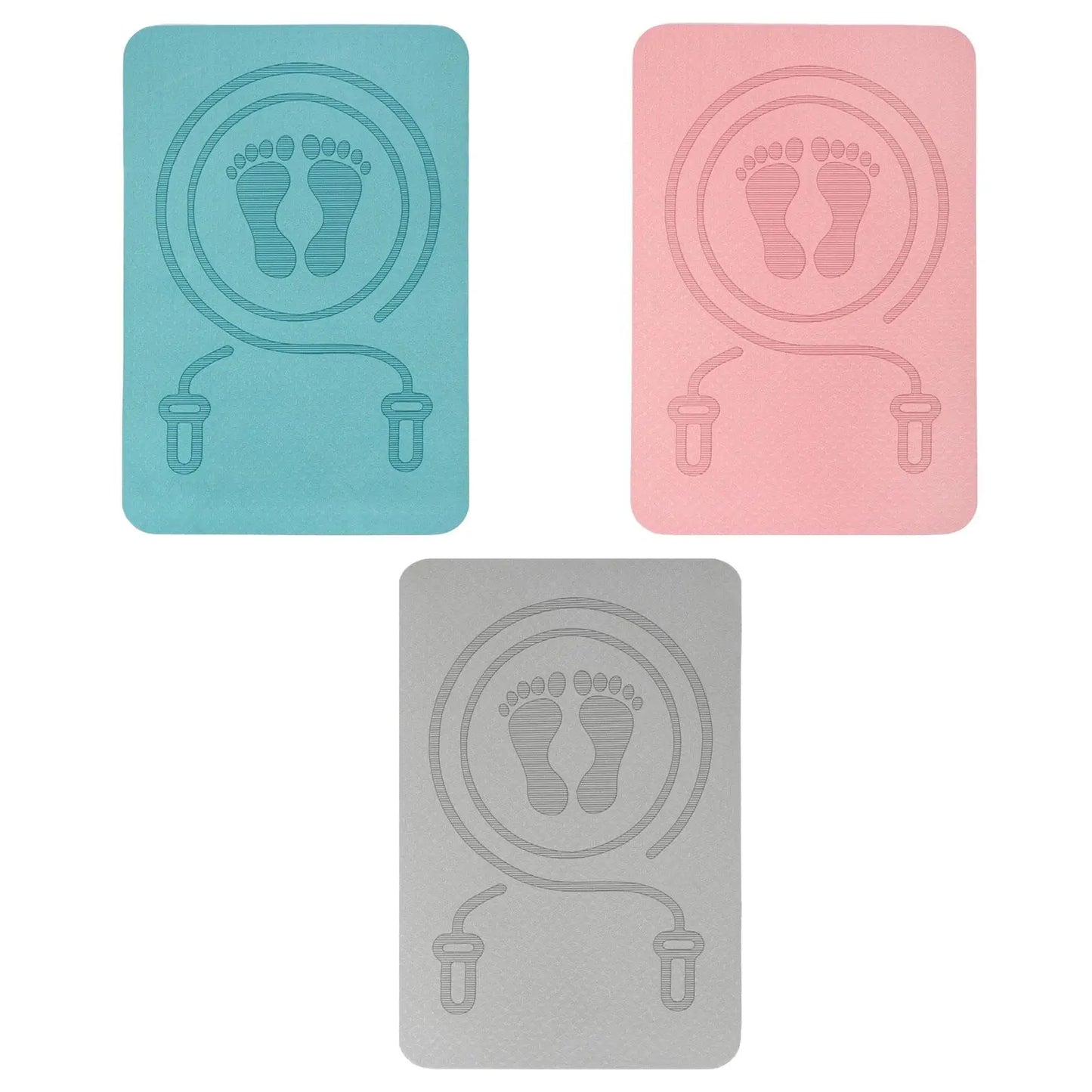 Jump Rope Mat Yoga Mat Antiskid Shock Absorption Rope Skipping Mat for Home Gym Pilates Workout Indoor Outdoor Stretching Jump Rope Mat Yoga Mat Antiskid Shock Absorption Rope Skipping Mat for Home Gym Pilates Workout Indoor Outdoor Stretching