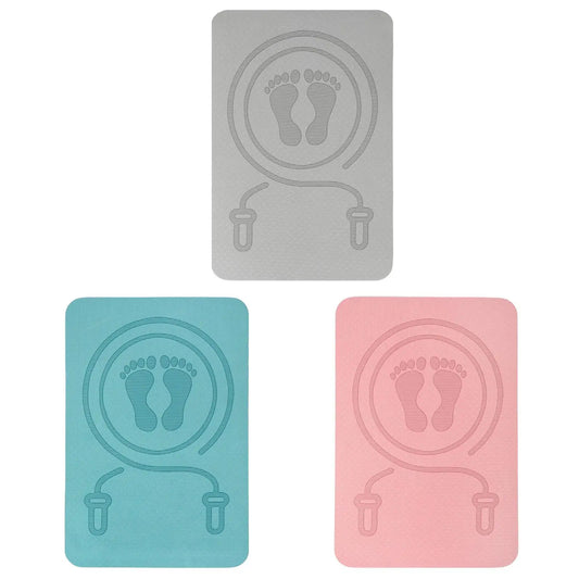 Jump Rope Mat Yoga Mat Antiskid Shock Absorption Rope Skipping Mat for Home Gym Pilates Workout Indoor Outdoor Stretching Jump Rope Mat Yoga Mat Antiskid Shock Absorption Rope Skipping Mat for Home Gym Pilates Workout Indoor Outdoor Stretching