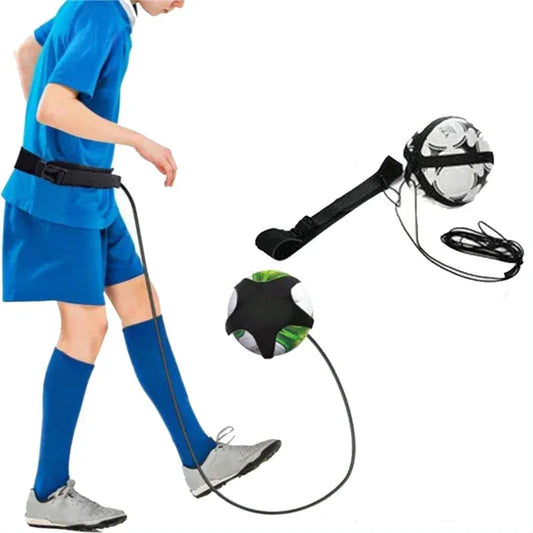 Kids Football Kick Trainer - Adjustable Belt Solo Practice Equipment, Elastic Rope Ball Control Gear for Youth Soccer Training Kids Football Kick Trainer - Adjustable Belt Solo Practice Equipment, Elastic Rope Ball Control Gear for Youth Soccer Training
