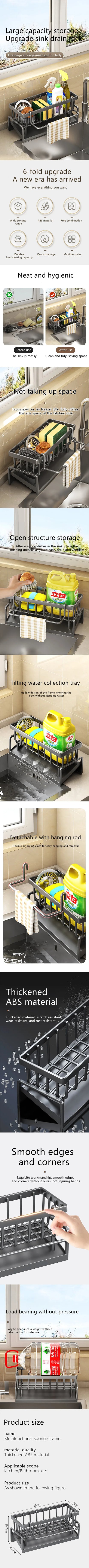 Kitchen Sponge Rack Drain Kitchen Sponge Rack Drain