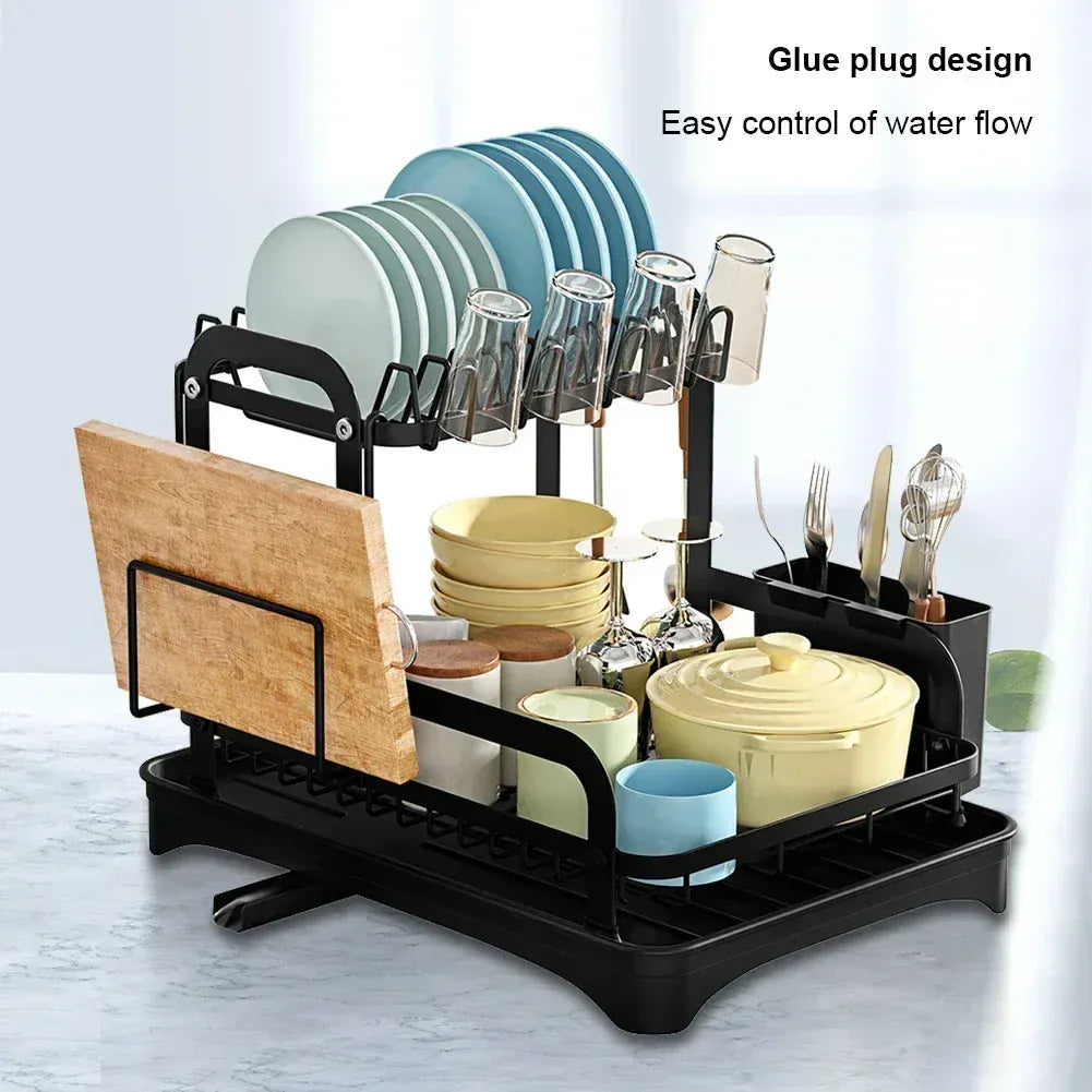 Kitchen Storage Rack Compact Multi-Function Dish Drainer Kitchen Storage Rack Compact Multi-Function Dish Drainer
