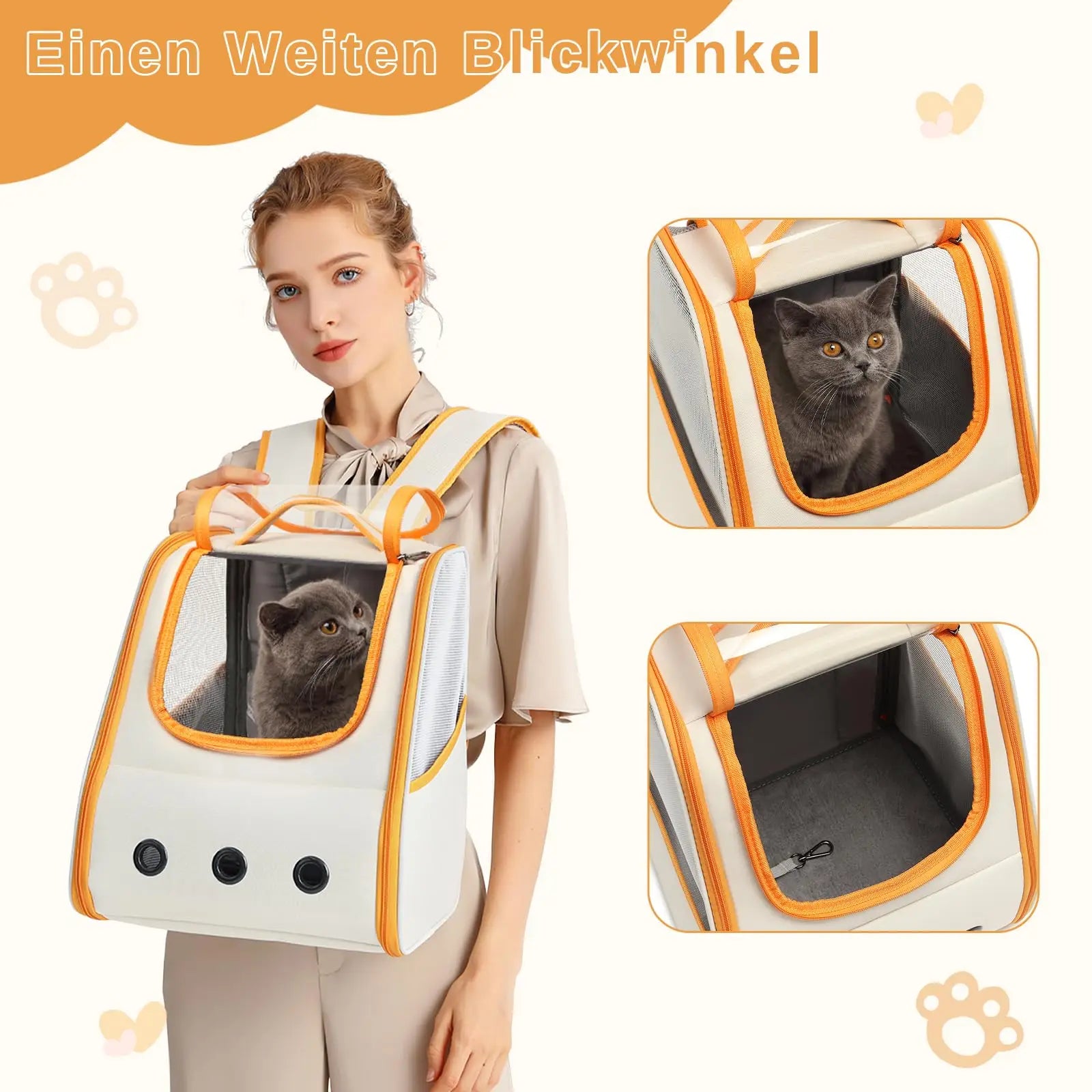 Kono Foldable Pet Backpack for Cats & Dogs | Breathable, Steel Frame Travel Carrier — Wahooly Kono Foldable Pet Backpack for Cats & Dogs | Breathable Mesh, 3mm Steel Frame, Side & Top Access | Travel Carrier