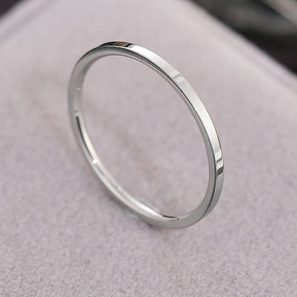 Korean Style Diamond Stainless Steel Ring – Unisex Geometric Band | Silver, Rose Gold & Gold Korean Style Diamond Stainless Steel Ring – Unisex Geometric Band