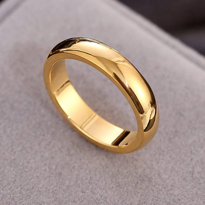 Korean Style Diamond Stainless Steel Ring – Unisex Geometric Band | Silver, Rose Gold & Gold Korean Style Diamond Stainless Steel Ring – Unisex Geometric Band