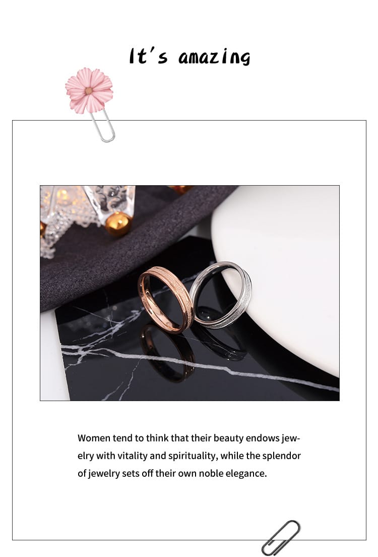 Korean Style Diamond Stainless Steel Ring – Unisex Geometric Band | Silver, Rose Gold & Gold Korean Style Diamond Stainless Steel Ring – Unisex Geometric Band