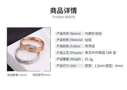 Korean Style Diamond Stainless Steel Ring – Unisex Geometric Band | Silver, Rose Gold & Gold Korean Style Diamond Stainless Steel Ring – Unisex Geometric Band