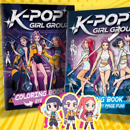KPop Demon Hunter Cute Cartoon Tracking Coloring Books Kids Painting Sketch Stationery Book Creative   Anime hobby festival gift KPop Demon Hunter Cute Cartoon Tracking Coloring Books Kids Painting Sketch Stationery Book Creative   Anime hobby festival gift