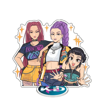 Kpop Demon Hunter Saja Boys Character Stand Up Korean Anime Movies Demon Tiger Models Cartoon Acrylic Desktop Ornament Fans Gift Kpop Demon Hunter Saja Boys Character Stand Up Korean Anime Movies Demon Tiger Models Cartoon Acrylic Desktop Ornament Fans Gift