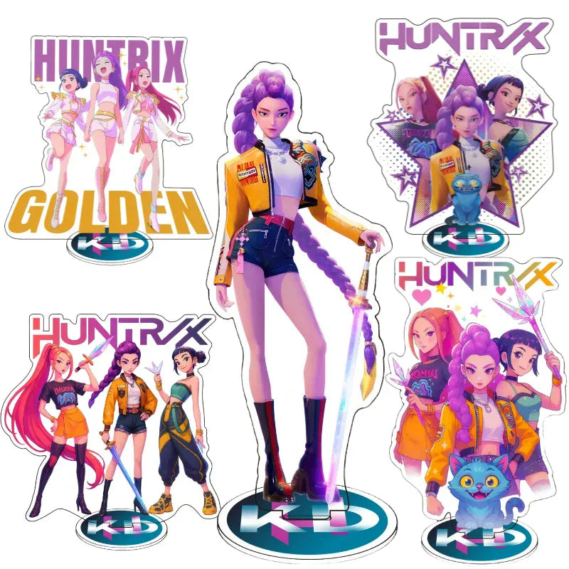 Kpop Demon Hunter Saja Boys Character Stand Up Korean Anime Movies Demon Tiger Models Cartoon Acrylic Desktop Ornament Fans Gift Kpop Demon Hunter Saja Boys Character Stand Up Korean Anime Movies Demon Tiger Models Cartoon Acrylic Desktop Ornament Fans Gift