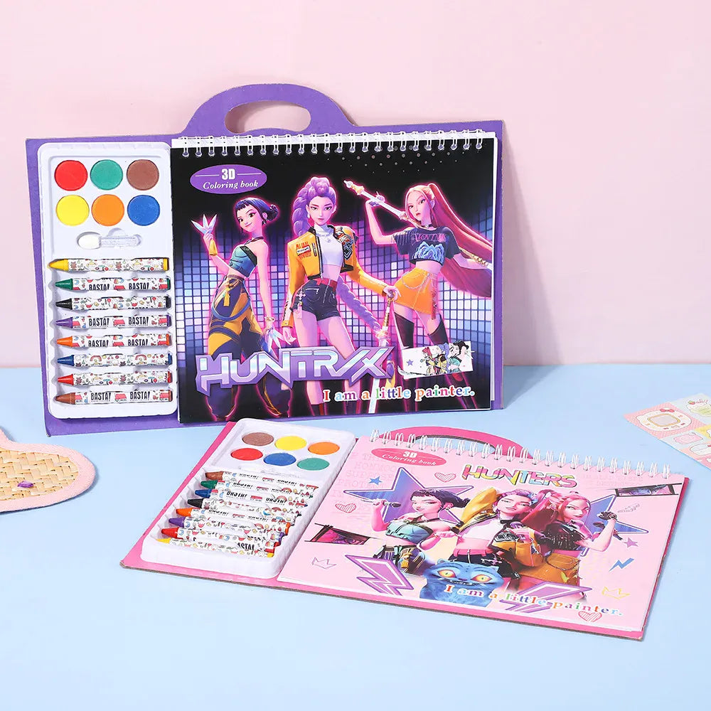 Kpop Demon Hunters  Coloring Book Rumi Mira Zoey Creative Drawing Book Tracing Sketch Copying Picture For Girls Christmas Gifts Kpop Demon Hunters  Coloring Book Rumi Mira Zoey Creative Drawing Book Tracing Sketch Copying Picture For Girls Christmas Gifts