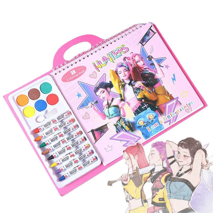 Kpop Demon Hunters  Coloring Book Rumi Mira Zoey Creative Drawing Book Tracing Sketch Copying Picture For Girls Christmas Gifts Kpop Demon Hunters  Coloring Book Rumi Mira Zoey Creative Drawing Book Tracing Sketch Copying Picture For Girls Christmas Gifts