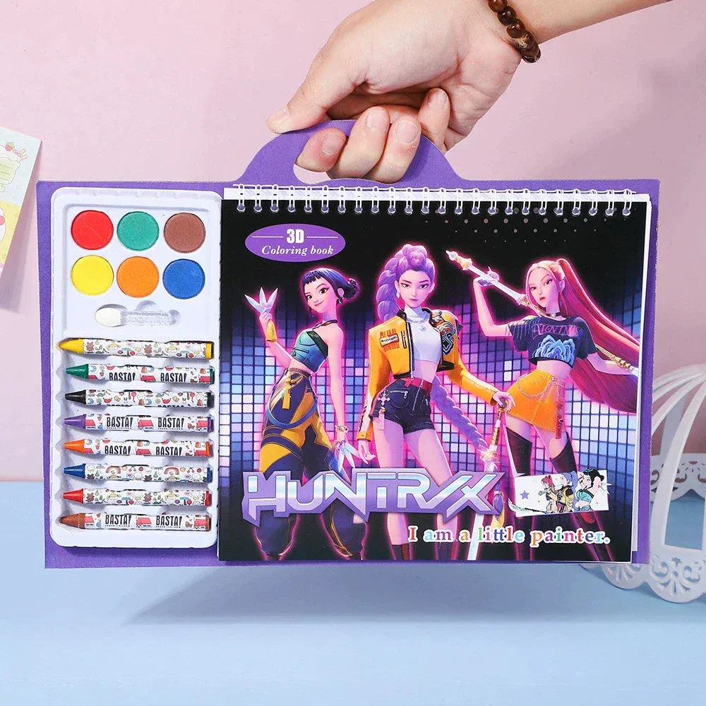 Kpop Demon Hunters  Coloring Book Rumi Mira Zoey Creative Drawing Book Tracing Sketch Copying Picture For Girls Christmas Gifts Kpop Demon Hunters  Coloring Book Rumi Mira Zoey Creative Drawing Book Tracing Sketch Copying Picture For Girls Christmas Gifts