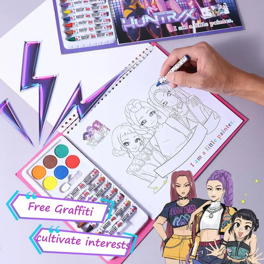 Kpop Demon Hunters Coloring Book Rumi Mira Zoey Creative Drawing Book Tracing Sketch Copying Picture For Girls Christmas Gifts Kpop Demon Hunters Coloring Book Rumi Mira Zoey Creative Drawing Book Tracing Sketch Copying Picture For Girls Christmas Gifts