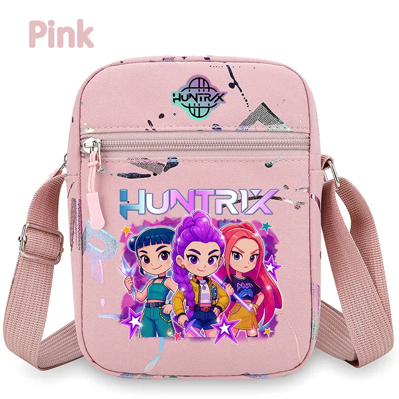 kpop Demon Hunters crossbody phone bag HUNTRX single shoulder pouch k-pop Rumi Huntrix coin wallet purse k pop Warriors Handbag kpop Demon Hunters crossbody phone bag HUNTRX single shoulder pouch k-pop Rumi Huntrix coin wallet purse k pop Warriors Handbag