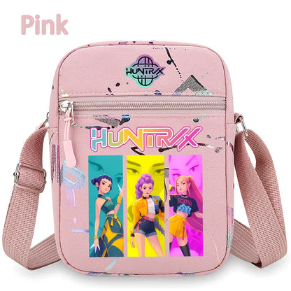 kpop Demon Hunters crossbody phone bag HUNTRX single shoulder pouch k-pop Rumi Huntrix coin wallet purse k pop Warriors Handbag kpop Demon Hunters crossbody phone bag HUNTRX single shoulder pouch k-pop Rumi Huntrix coin wallet purse k pop Warriors Handbag
