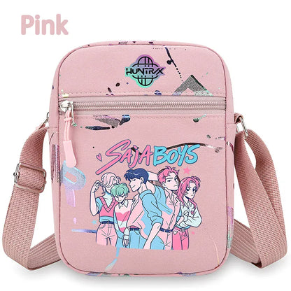 kpop Demon Hunters crossbody phone bag HUNTRX single shoulder pouch k-pop Rumi Huntrix coin wallet purse k pop Warriors Handbag kpop Demon Hunters crossbody phone bag HUNTRX single shoulder pouch k-pop Rumi Huntrix coin wallet purse k pop Warriors Handbag