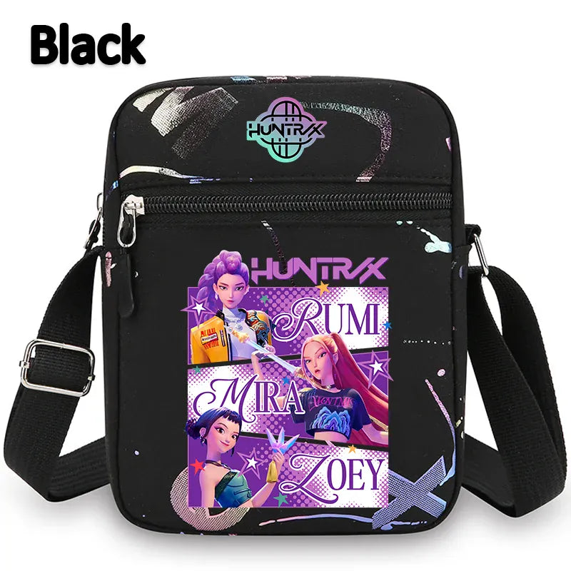 kpop Demon Hunters crossbody phone bag HUNTRX single shoulder pouch k-pop Rumi Huntrix coin wallet purse k pop Warriors Handbag kpop Demon Hunters crossbody phone bag HUNTRX single shoulder pouch k-pop Rumi Huntrix coin wallet purse k pop Warriors Handbag