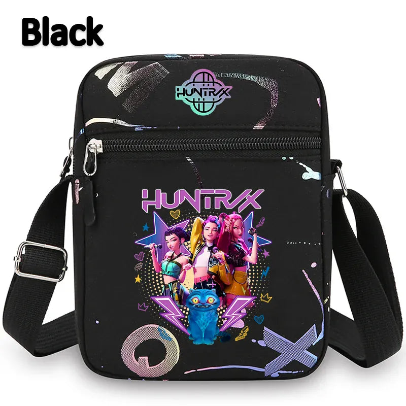 kpop Demon Hunters crossbody phone bag HUNTRX single shoulder pouch k-pop Rumi Huntrix coin wallet purse k pop Warriors Handbag kpop Demon Hunters crossbody phone bag HUNTRX single shoulder pouch k-pop Rumi Huntrix coin wallet purse k pop Warriors Handbag