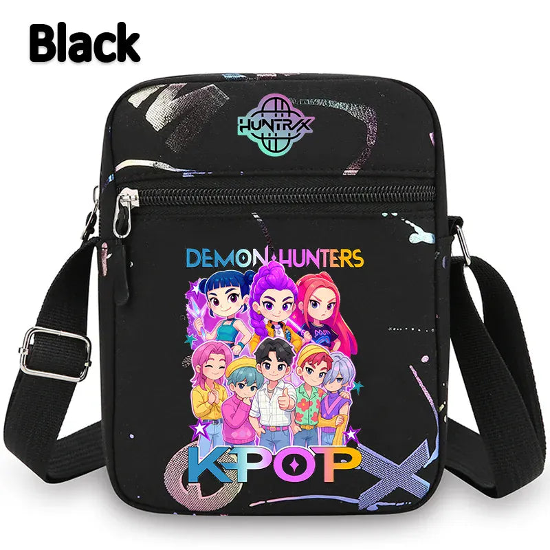 kpop Demon Hunters crossbody phone bag HUNTRX single shoulder pouch k-pop Rumi Huntrix coin wallet purse k pop Warriors Handbag kpop Demon Hunters crossbody phone bag HUNTRX single shoulder pouch k-pop Rumi Huntrix coin wallet purse k pop Warriors Handbag