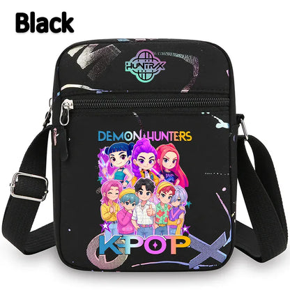 kpop Demon Hunters crossbody phone bag HUNTRX single shoulder pouch k-pop Rumi Huntrix coin wallet purse k pop Warriors Handbag kpop Demon Hunters crossbody phone bag HUNTRX single shoulder pouch k-pop Rumi Huntrix coin wallet purse k pop Warriors Handbag