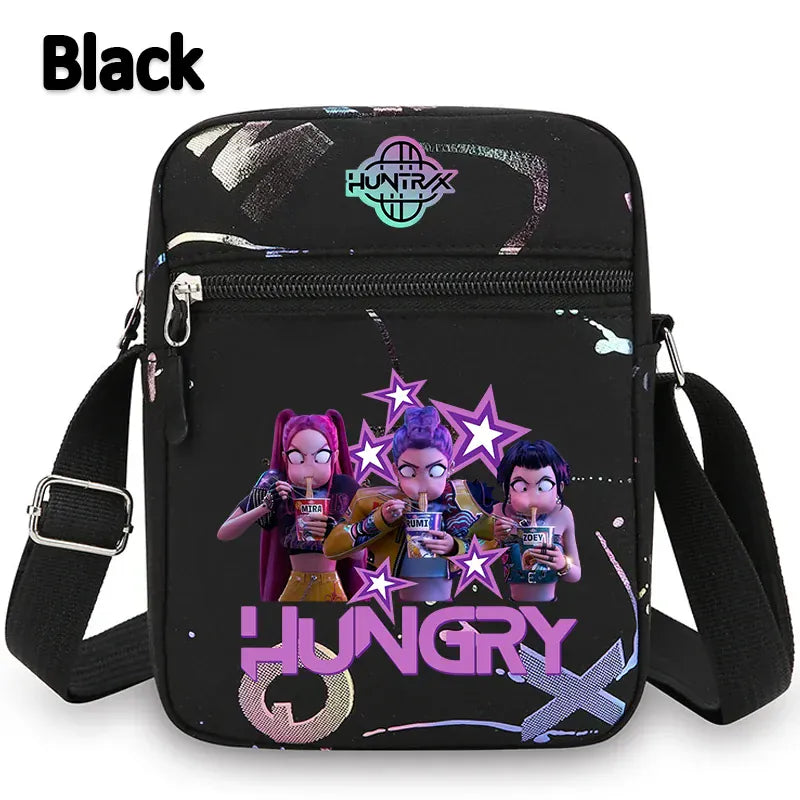 kpop Demon Hunters crossbody phone bag HUNTRX single shoulder pouch k-pop Rumi Huntrix coin wallet purse k pop Warriors Handbag kpop Demon Hunters crossbody phone bag HUNTRX single shoulder pouch k-pop Rumi Huntrix coin wallet purse k pop Warriors Handbag