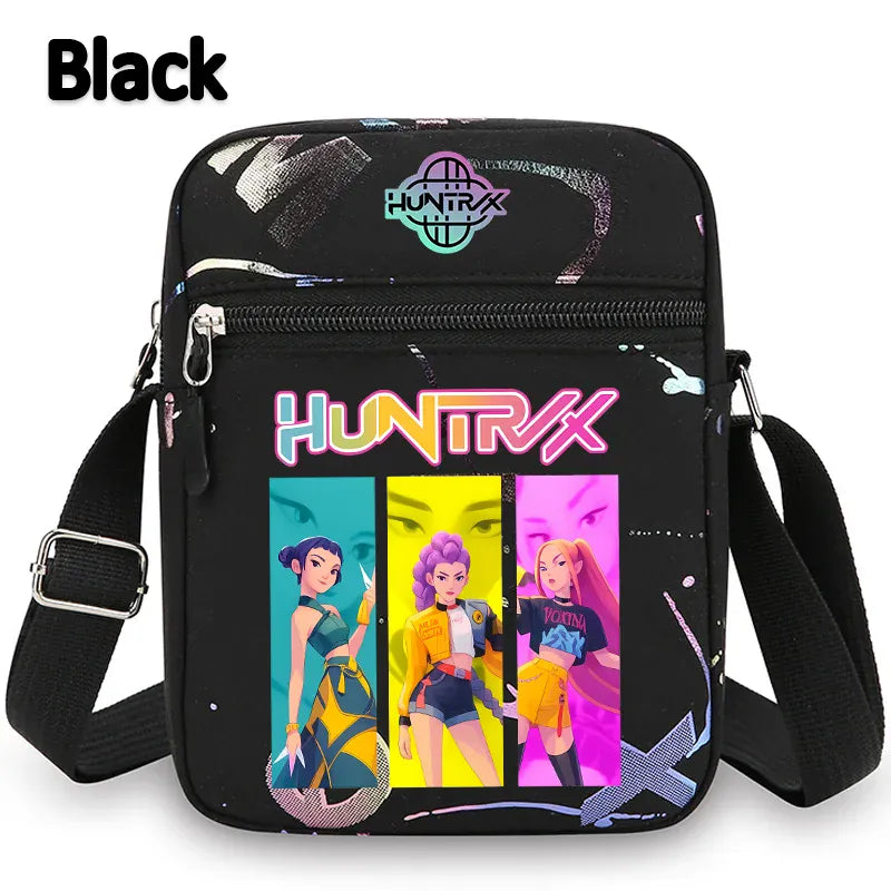 kpop Demon Hunters crossbody phone bag HUNTRX single shoulder pouch k-pop Rumi Huntrix coin wallet purse k pop Warriors Handbag kpop Demon Hunters crossbody phone bag HUNTRX single shoulder pouch k-pop Rumi Huntrix coin wallet purse k pop Warriors Handbag