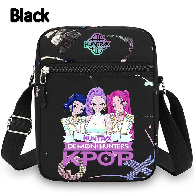 kpop Demon Hunters crossbody phone bag HUNTRX single shoulder pouch k-pop Rumi Huntrix coin wallet purse k pop Warriors Handbag kpop Demon Hunters crossbody phone bag HUNTRX single shoulder pouch k-pop Rumi Huntrix coin wallet purse k pop Warriors Handbag