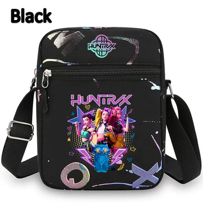 kpop Demon Hunters crossbody phone bag HUNTRX single shoulder pouch k-pop Rumi Huntrix coin wallet purse k pop Warriors Handbag kpop Demon Hunters crossbody phone bag HUNTRX single shoulder pouch k-pop Rumi Huntrix coin wallet purse k pop Warriors Handbag