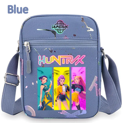 kpop Demon Hunters crossbody phone bag HUNTRX single shoulder pouch k-pop Rumi Huntrix coin wallet purse k pop Warriors Handbag kpop Demon Hunters crossbody phone bag HUNTRX single shoulder pouch k-pop Rumi Huntrix coin wallet purse k pop Warriors Handbag