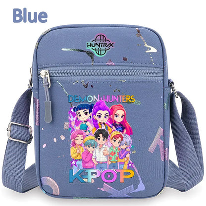 kpop Demon Hunters crossbody phone bag HUNTRX single shoulder pouch k-pop Rumi Huntrix coin wallet purse k pop Warriors Handbag kpop Demon Hunters crossbody phone bag HUNTRX single shoulder pouch k-pop Rumi Huntrix coin wallet purse k pop Warriors Handbag