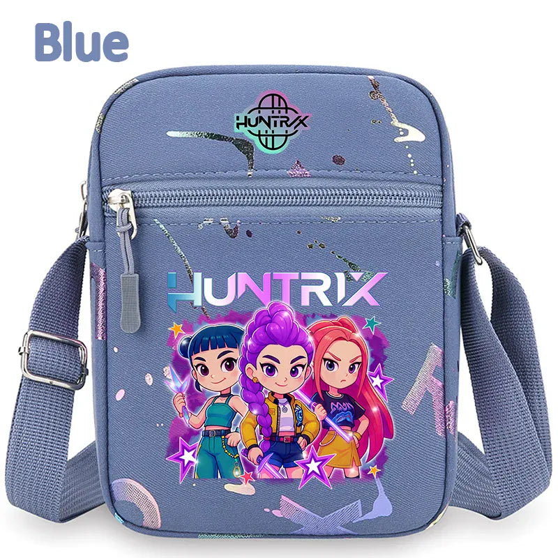 kpop Demon Hunters crossbody phone bag HUNTRX single shoulder pouch k-pop Rumi Huntrix coin wallet purse k pop Warriors Handbag kpop Demon Hunters crossbody phone bag HUNTRX single shoulder pouch k-pop Rumi Huntrix coin wallet purse k pop Warriors Handbag