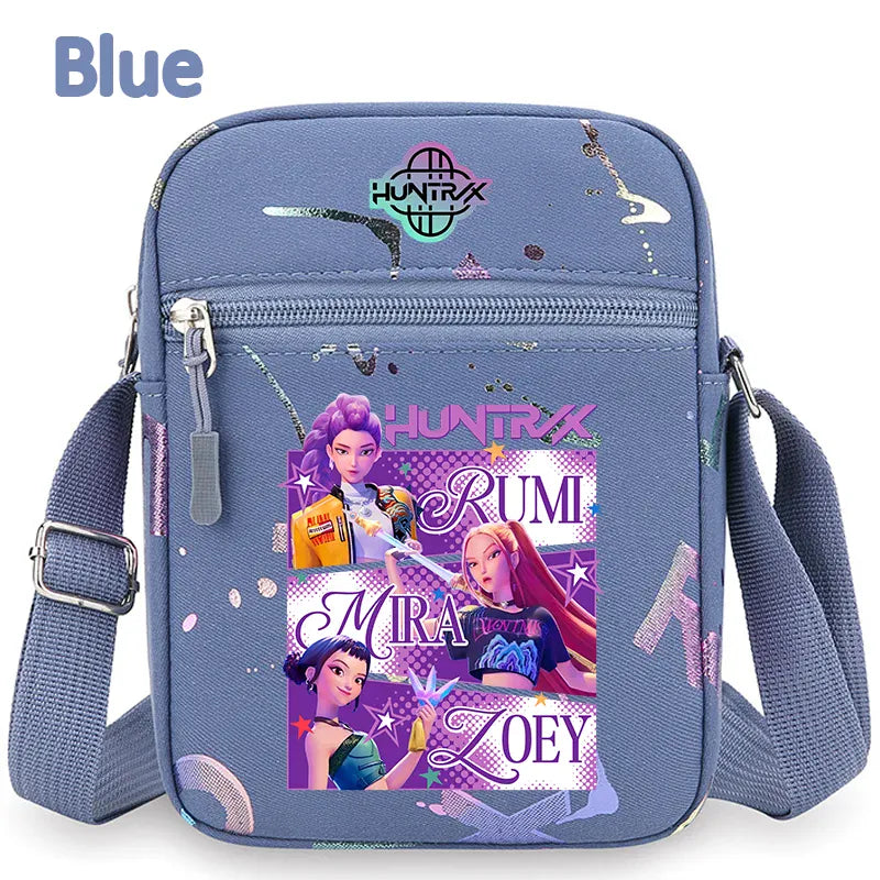 kpop Demon Hunters crossbody phone bag HUNTRX single shoulder pouch k-pop Rumi Huntrix coin wallet purse k pop Warriors Handbag kpop Demon Hunters crossbody phone bag HUNTRX single shoulder pouch k-pop Rumi Huntrix coin wallet purse k pop Warriors Handbag