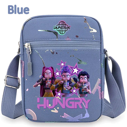 kpop Demon Hunters crossbody phone bag HUNTRX single shoulder pouch k-pop Rumi Huntrix coin wallet purse k pop Warriors Handbag kpop Demon Hunters crossbody phone bag HUNTRX single shoulder pouch k-pop Rumi Huntrix coin wallet purse k pop Warriors Handbag