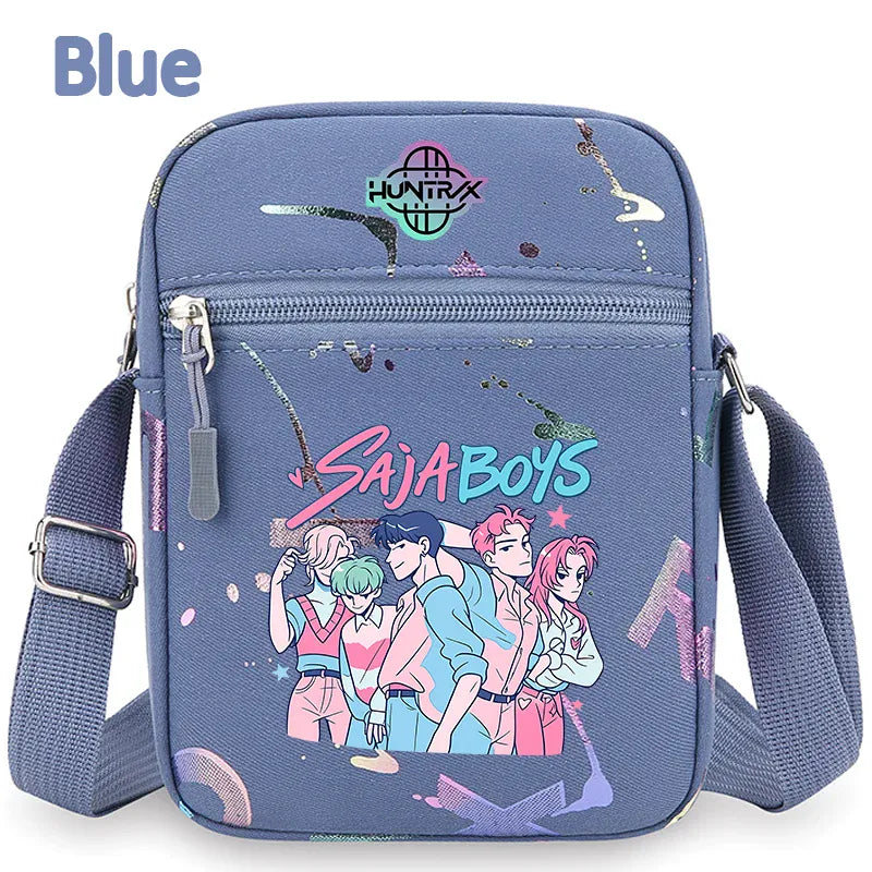 kpop Demon Hunters crossbody phone bag HUNTRX single shoulder pouch k-pop Rumi Huntrix coin wallet purse k pop Warriors Handbag kpop Demon Hunters crossbody phone bag HUNTRX single shoulder pouch k-pop Rumi Huntrix coin wallet purse k pop Warriors Handbag